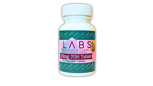 30ct 25mg Tablet Bottle- Fast Acting 7oh 750mg Total